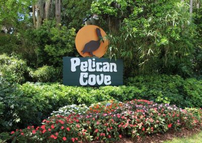 Pelican Cove sign